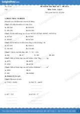 Đề số 4 - Đề kiểm tra học kì 1 - Toán lớp 4